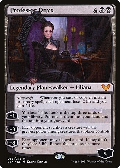 Professor Onyx Strixhaven- School of Mages